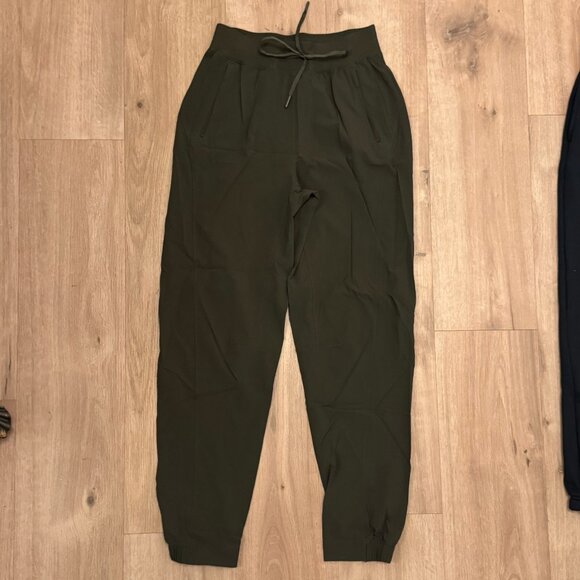 Lululemon Dance Studio Mid-Rise Jogger Full Length Olive Green - Picture 4 of 8